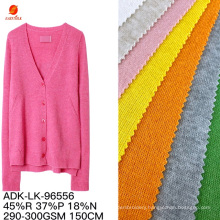 China rayon plain manufacturer  viscose knitting cashmere ivory sweater fabric nylon polyamide fabric and textiles for clothing